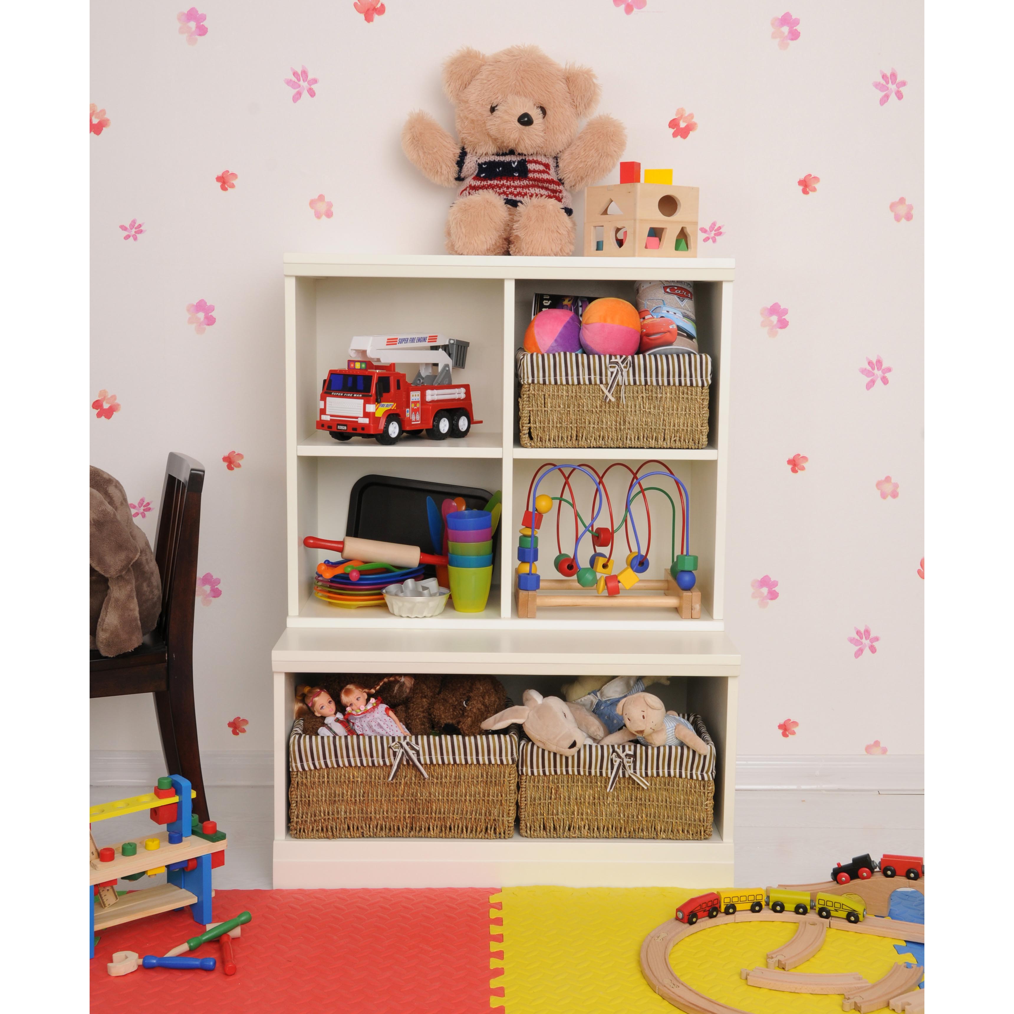 Makena Modular Storage 3 Piece Open Base/Shelf Cubby/Quad Cubby Today