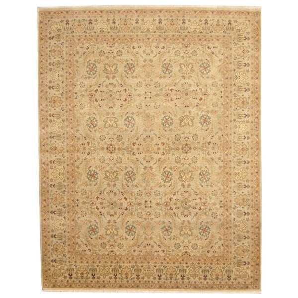 Herat Oriental Indo Hand-knotted Mahal Wool Rug - 8' x 10'