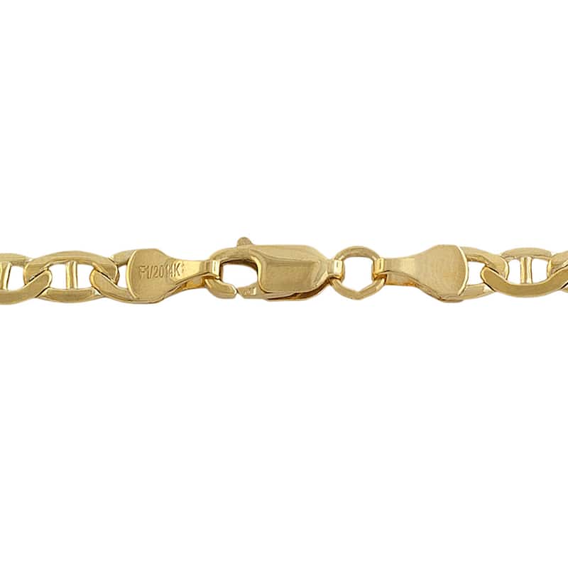 Fremada 14k Yellow Gold Filled Mariner Link Bracelet (8.5 inch)