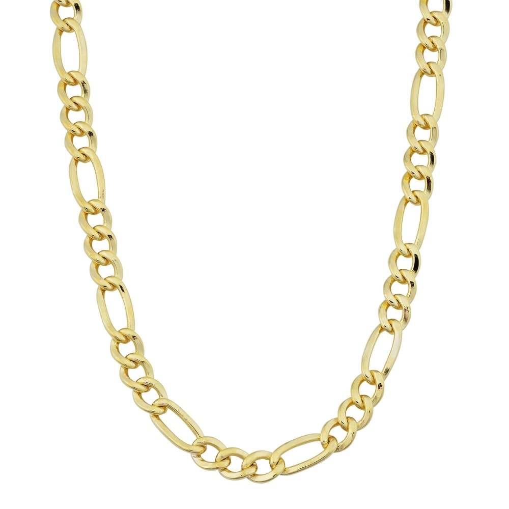 Au Naturale 14k Yellow Gold-filled Figaro Link Chain Necklace (18-36 inches)