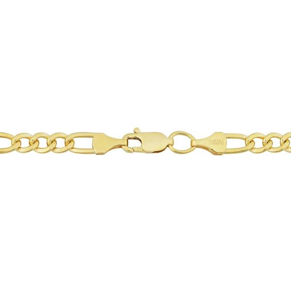 14k Yellow Gold Filled Figaro Link Chain Necklace 18 36 Inches On Sale Overstock