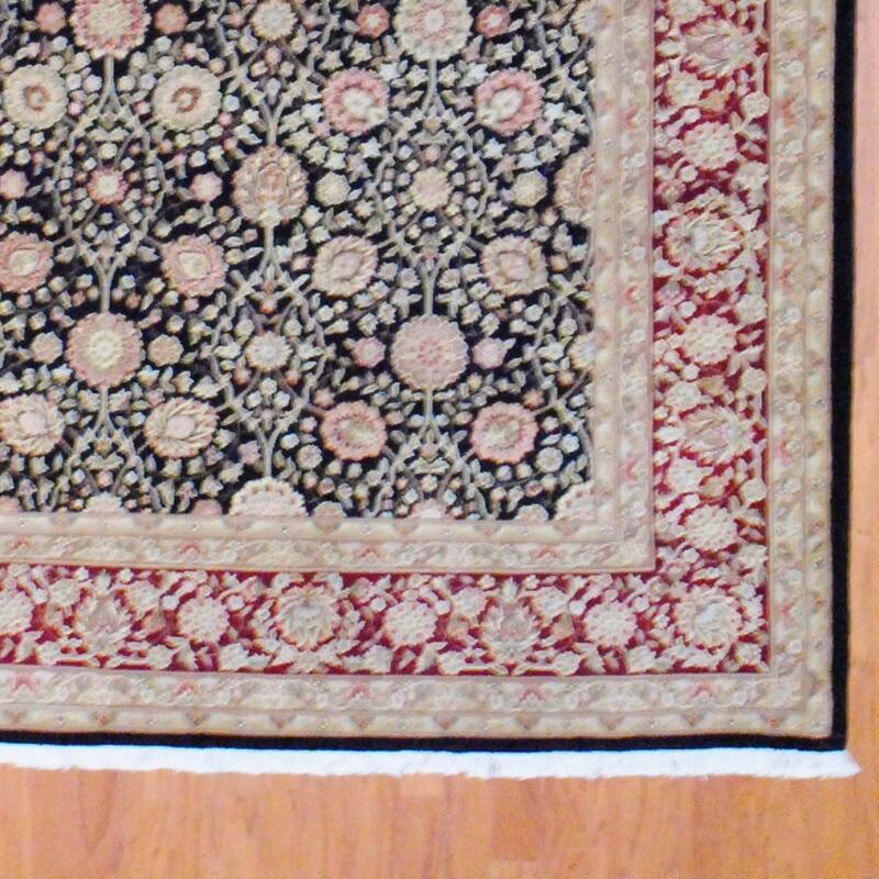 Handmade One-of-a-Kind Sino Tabriz Wool and Silk Rug - 8' x 10'