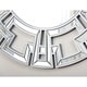 preview thumbnail 3 of 4, Abbyson Pierre Silver Round Wall Mirror