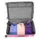 Peninsula 3-piece Lightweight Expandable Pink Hardside Spinner Luggage ...