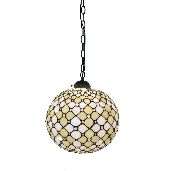 Tiffany style Warehouse of Tiffany Courtesan Hanging Lamp