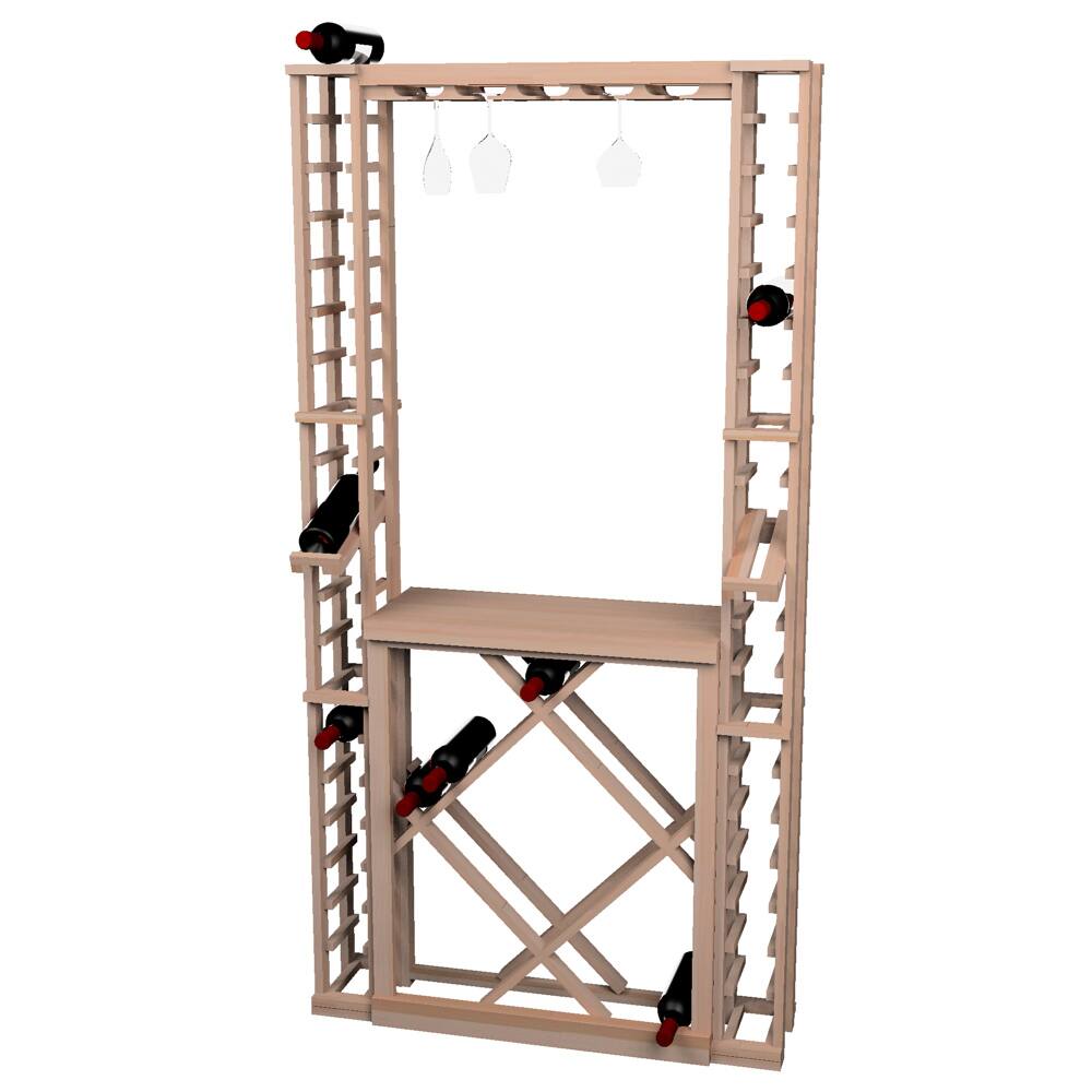 Traditional Redwood Diamond Bin Wine Tasting Center