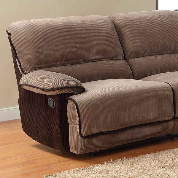 corduroy recliner sofa