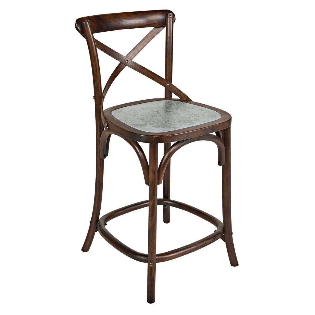 Portfolio Wood 24 inch Gabriella Bar Stool