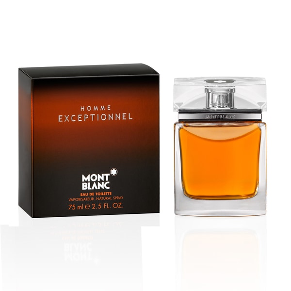 Mont Blanc Homme Exceptionnel Mens 2.5 ounce Eau de Toilette Spray