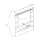 preview thumbnail 13 of 13, Prepac Floating Desk with Storage