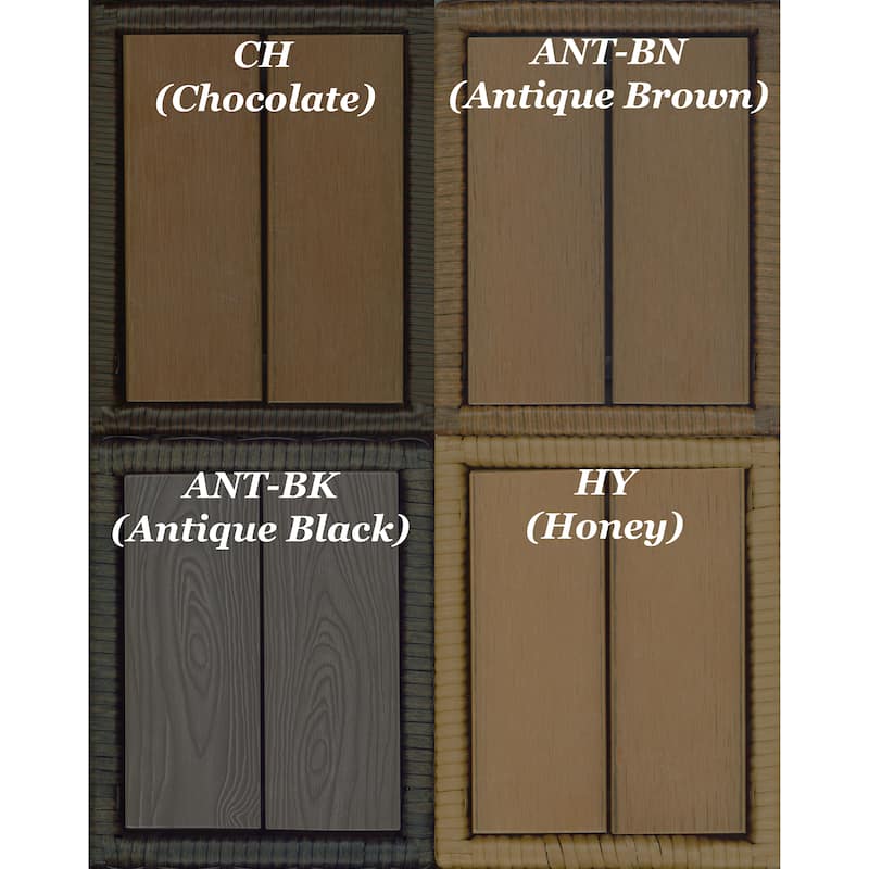 International Caravan Resin Wicker/Aluminum 7-piece Patio Dining Set