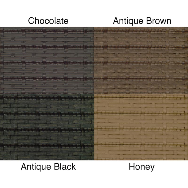 International Caravan Resin Wicker/Aluminum 7-piece Patio Dining Set