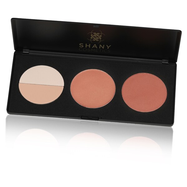 Shany Amber Peach Contour and Blush Palette for Light and Medium Complexion