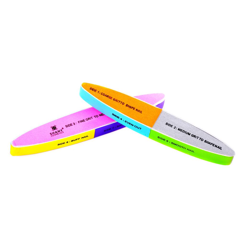 Shany 7-way Nail File and Buffer (Pack of 5)