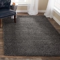 Safavieh California Cozy Plush Dark Grey/ Charcoal Shag Rug