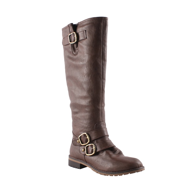 Shop Elegant by Beston Women's 'Dillian-9' Boots - Free Shipping Today ...