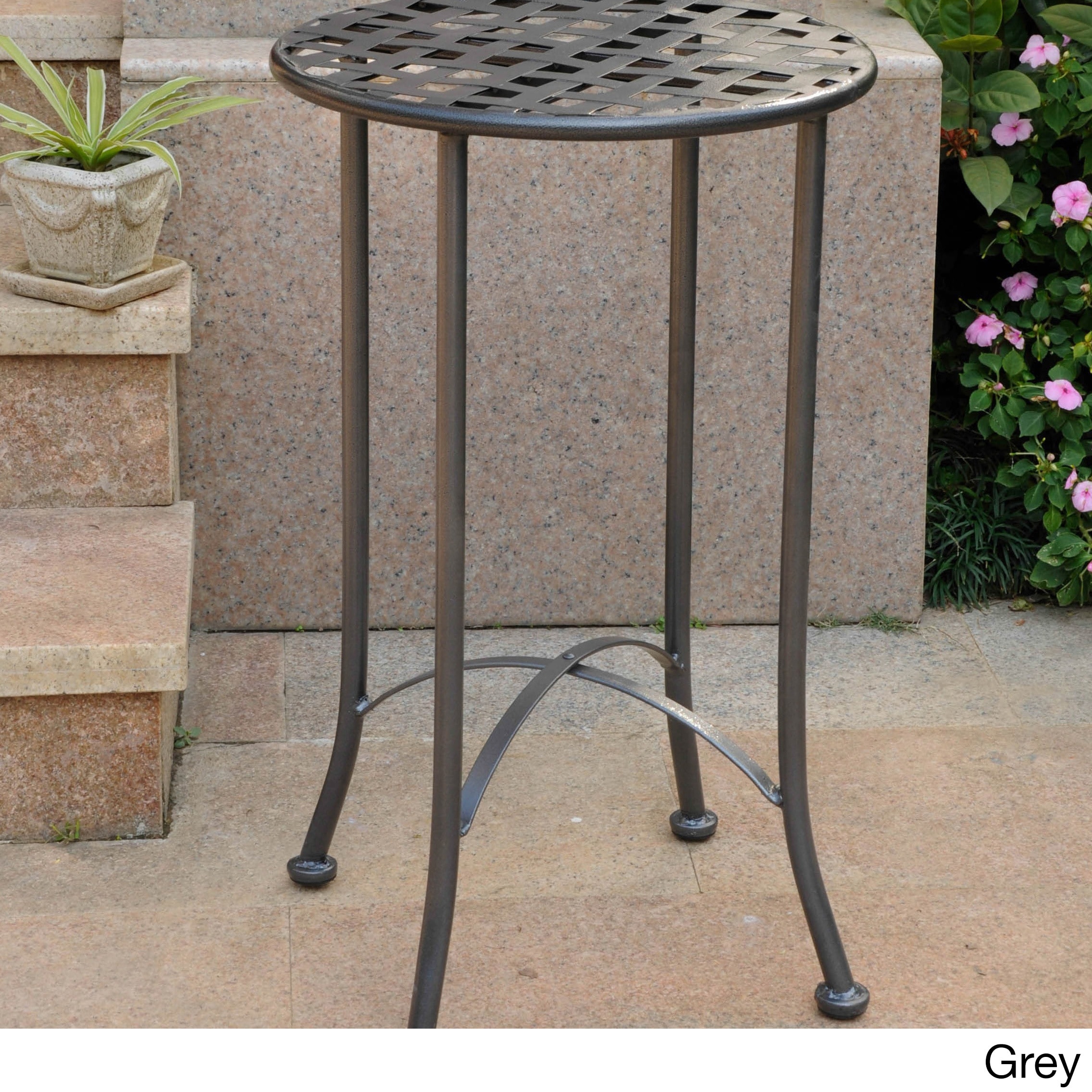 Shop International Caravan Mandalay 16 Inch Patio Side Table Overstock 7322897