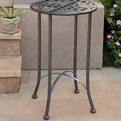 International Caravan Mandalay 16-inch Patio Side Table
