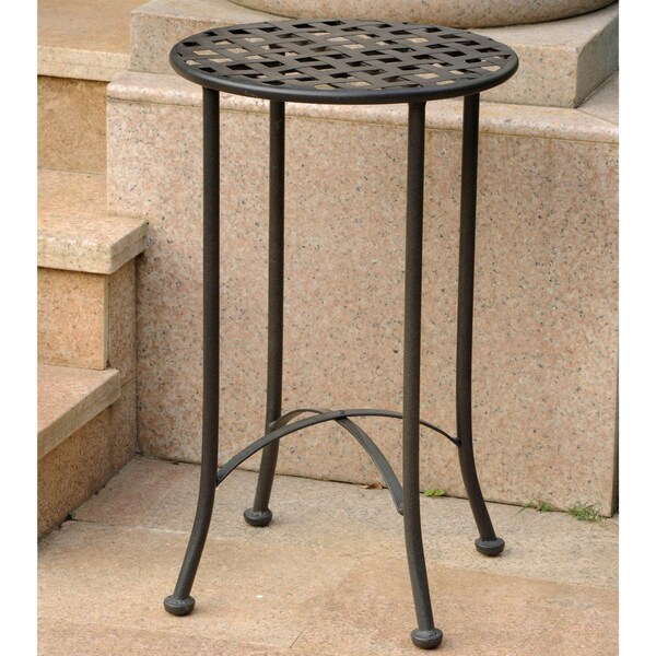 International Caravan Mandalay 16 Inch Patio Side Table International Caravan Mandalay 16 Inch Patio Side Table