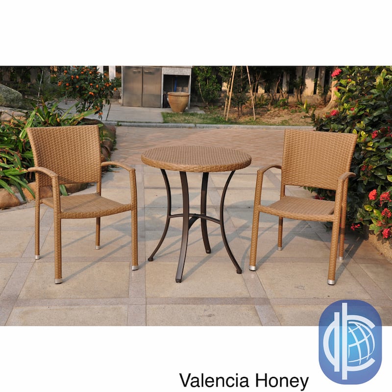 Barcelona 3-Piece Resin Aluminum Bistro Set