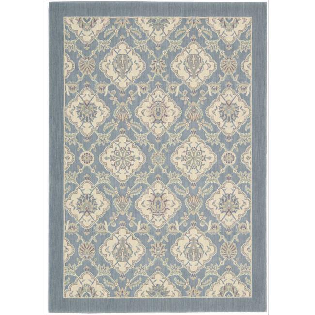 Nourison Hinsdale Area Rug - 3' 6" x 5' 6" - Blue - Rectangle