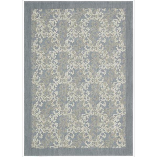 Barclay Butera Hinsdale Sky Blue Area Rug By Nourison 5 3 X 7