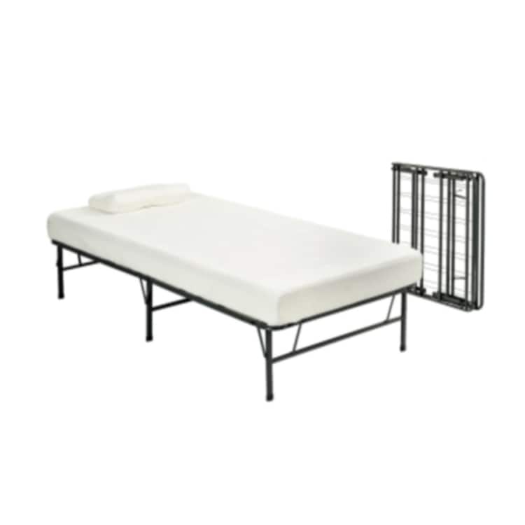 Pragma Bi-Fold Twin Bed Frame with Memory Foam Mattress