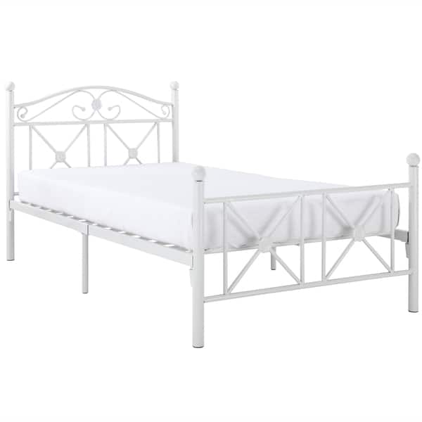 Country Cottage Iron Twin Bed Frame   On Sale   Overstock   7324602