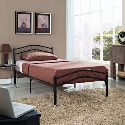 Modway Townhouse Iron Twin Bed Frame