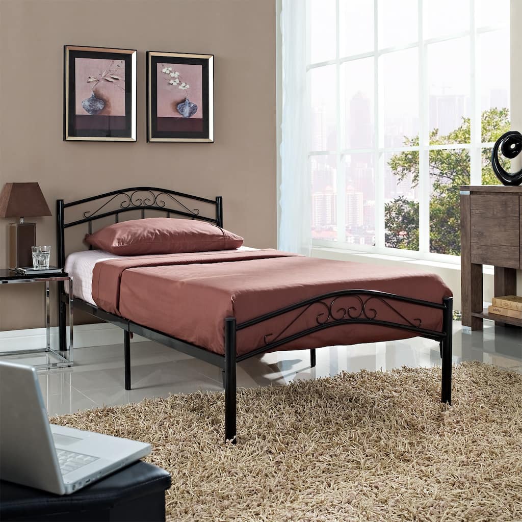 Modway Townhouse Iron Twin Bed Frame
