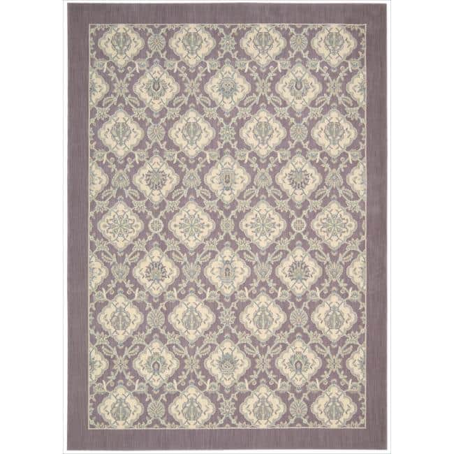 Nourison Hinsdale Area Rug - 3' 6" x 5' 6" - Purple - Rectangle