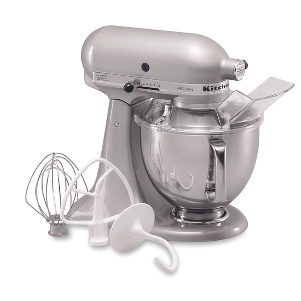 KitchenAid RRK150SM Silver 5 quart Artisan Tilt Head Stand Mixer