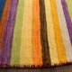 Safavieh Handmade Himalaya Red/ Multicolored Stripe Wool Gabbeh Rug