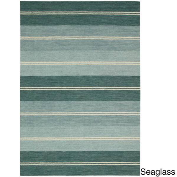 Nourison Oxford Area Rug - 5'3" x 7'5" - Seaglass