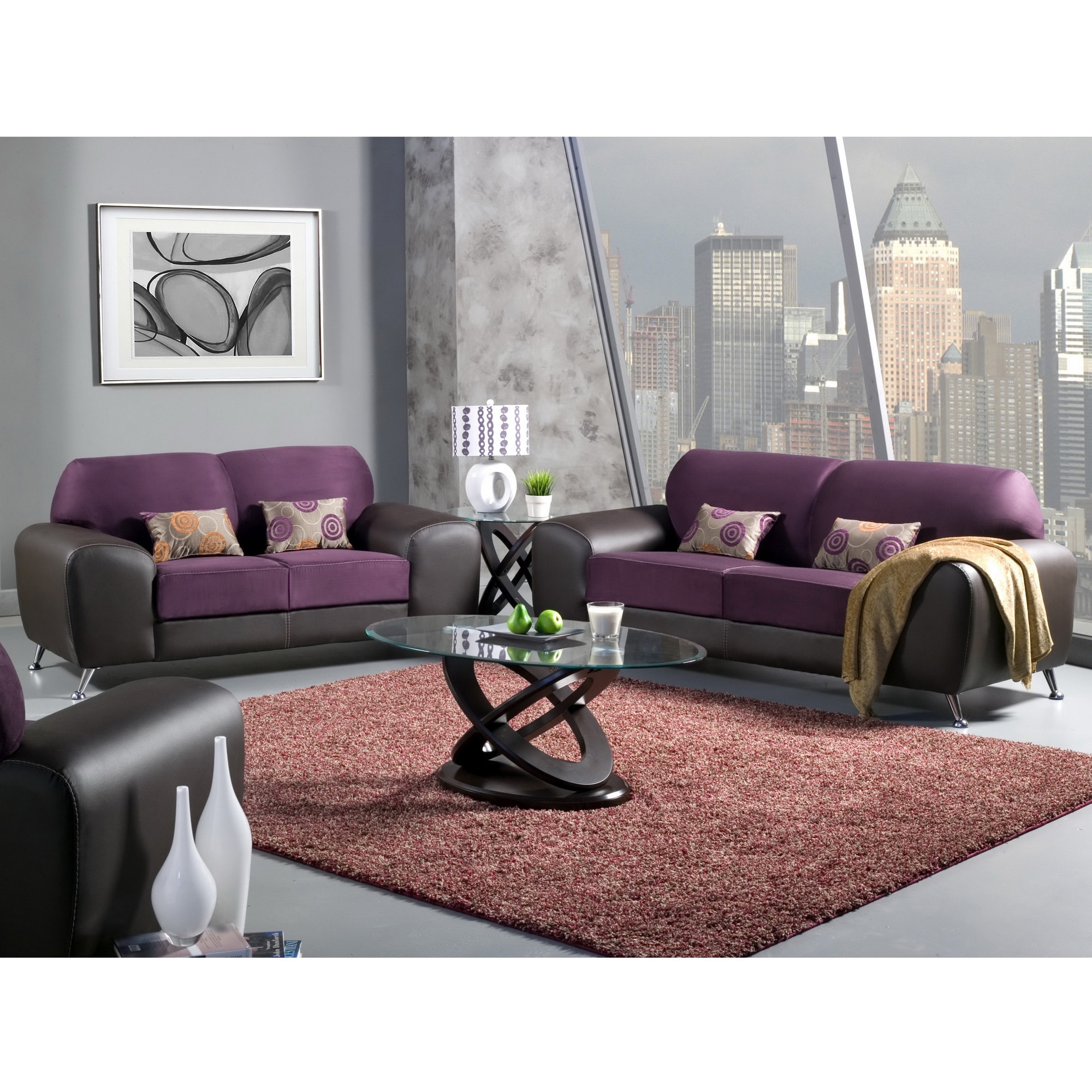 Purple Sofas & Loveseats Buy Living Room Furniture