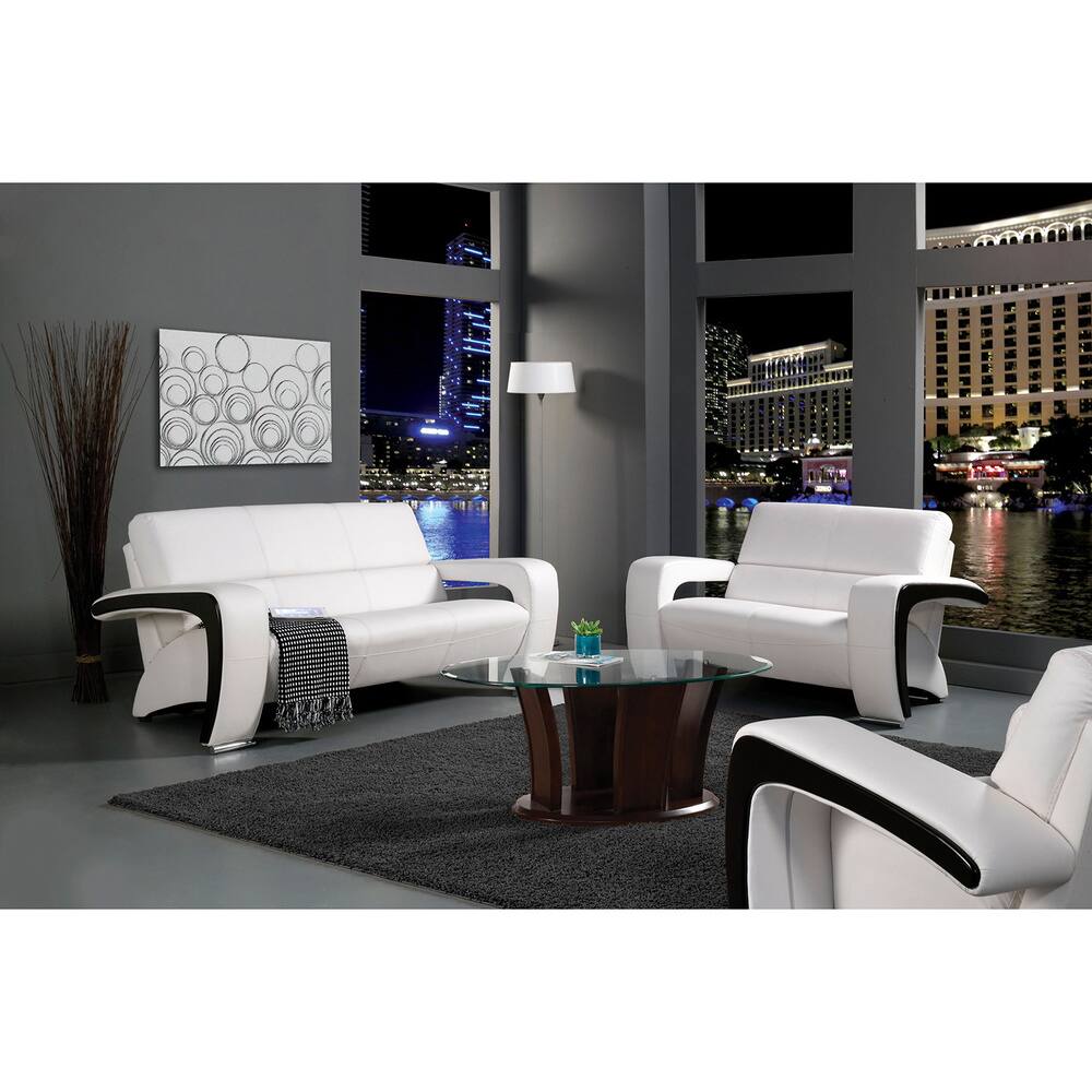 Furniture of America Trenzi Three-piece Sofa Set