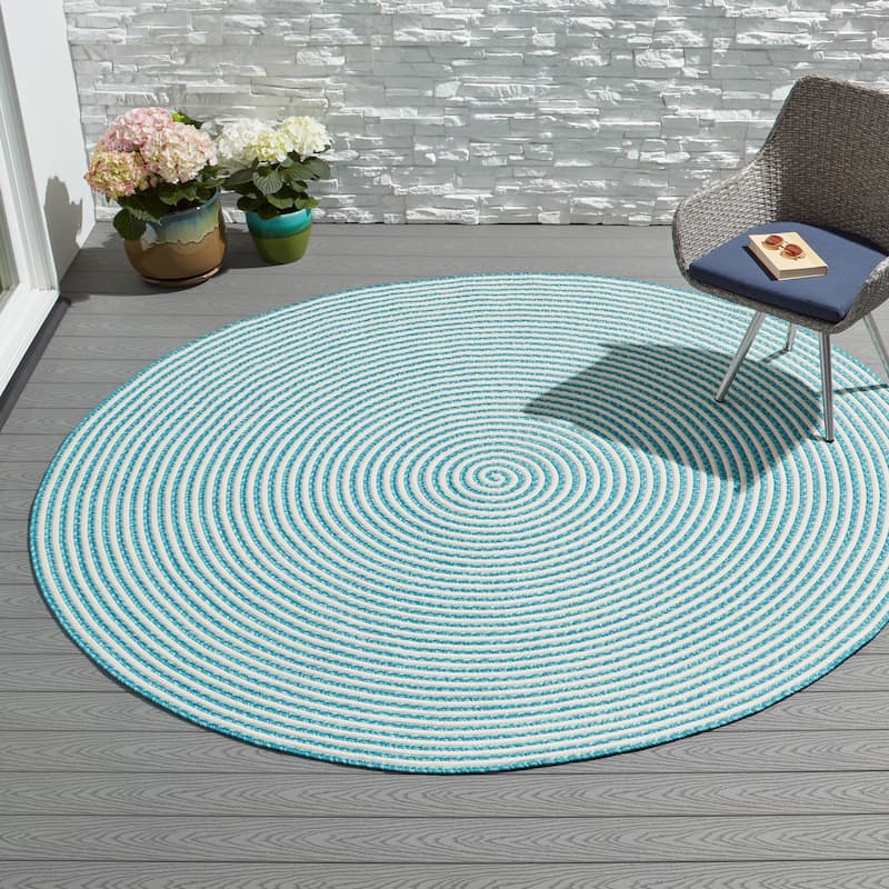Alexander Home Hand-braided Cromwell Indoor/Outdoor Rug