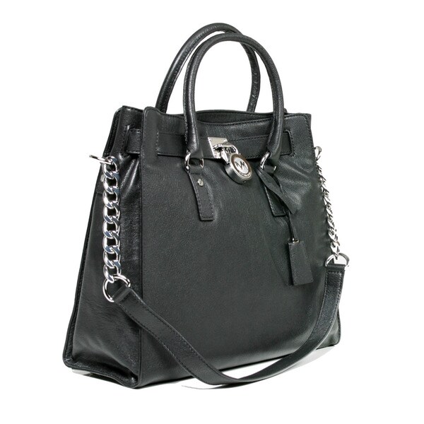 michael kors hamilton large tote black