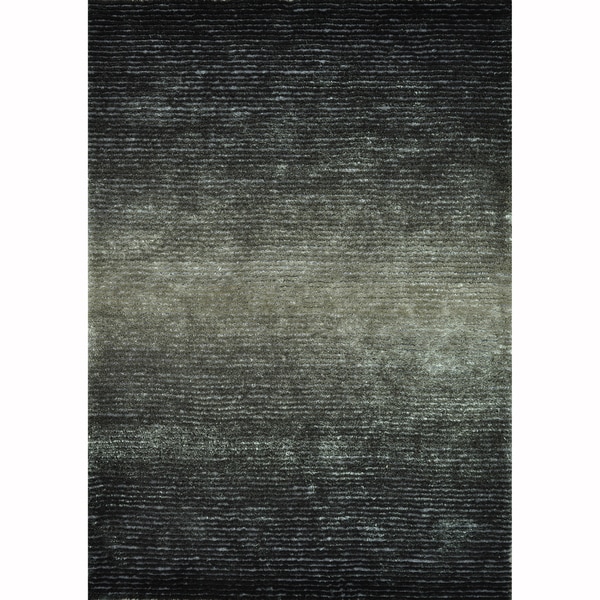 Hand tufted Josephine Black Rug (9'3 x 13') Alexander Home Oversized Rugs