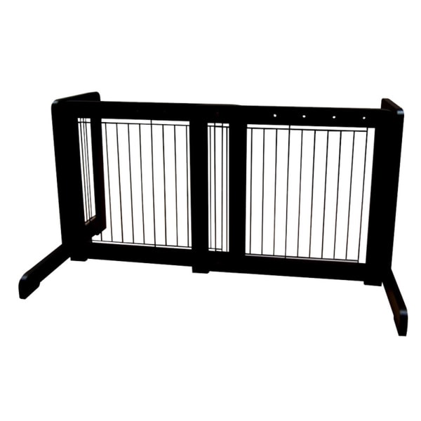 Shop Black Free-standing 23.6-39.4-inch Pet Gate - Free Shipping Today ...