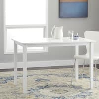 Simple Living Shaker Dining Table in White