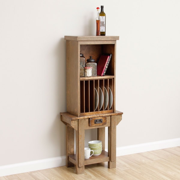 Blacksmith Kitchen Storage Wall Unit With Plate Rack (Indonesia