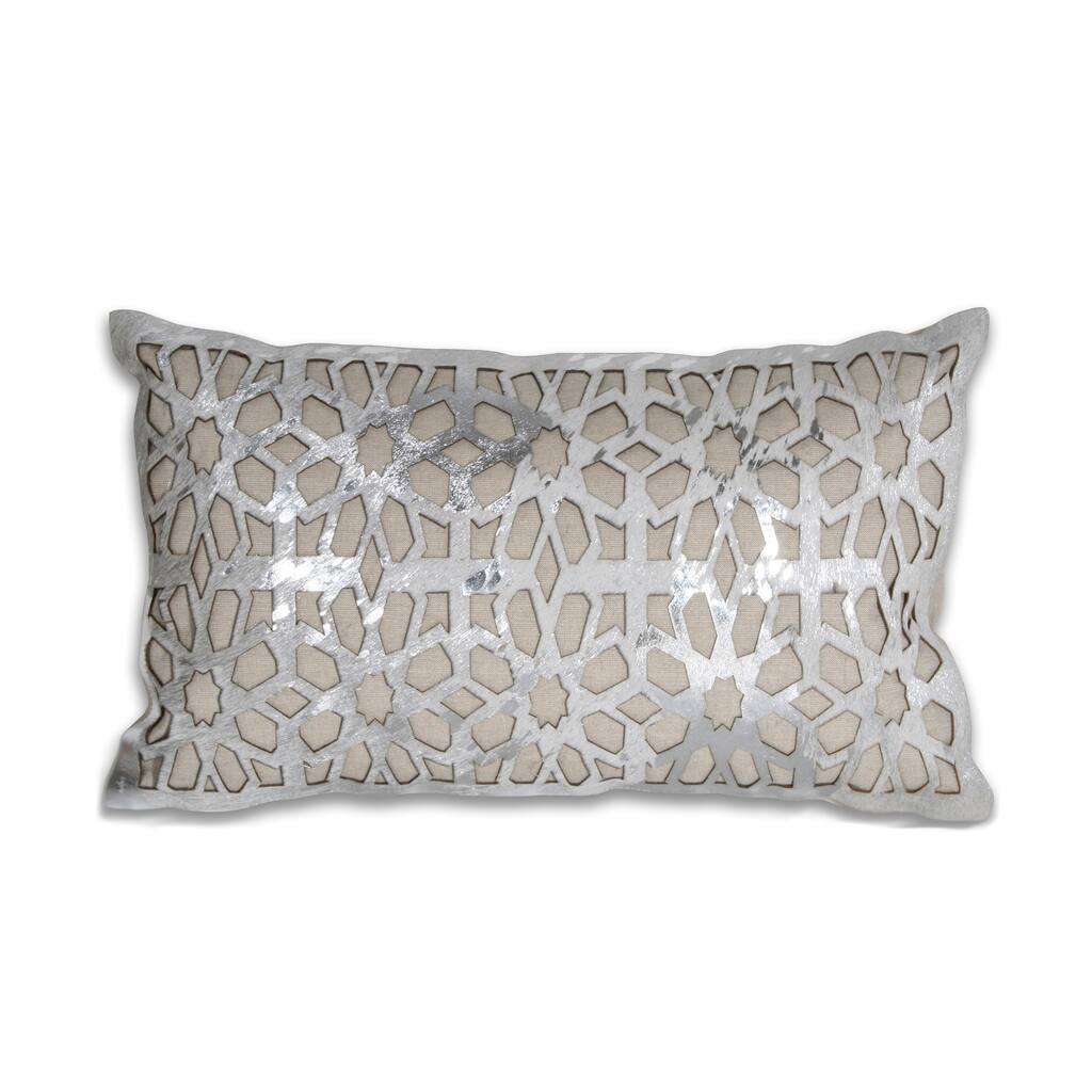 Chaunce Leather 12x20-inch Pillow