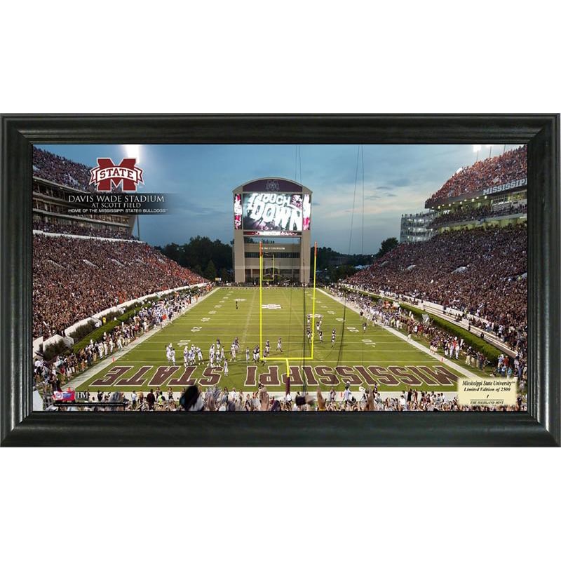 Officially Licensed Highland Mint College Gridiron Panoramic Frames