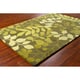 Lime area rug