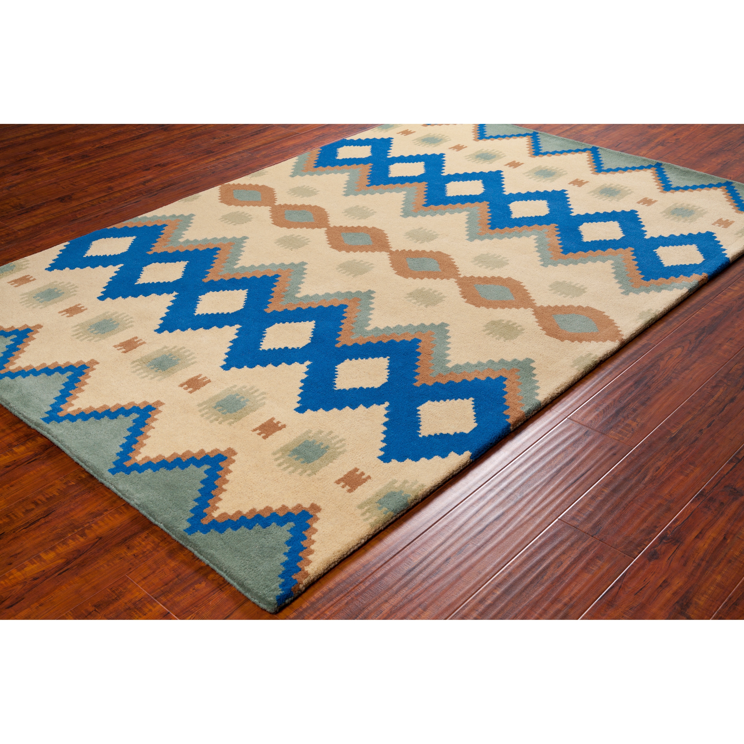 Handmade Allie Abstract Wool Rug (5 X 76)