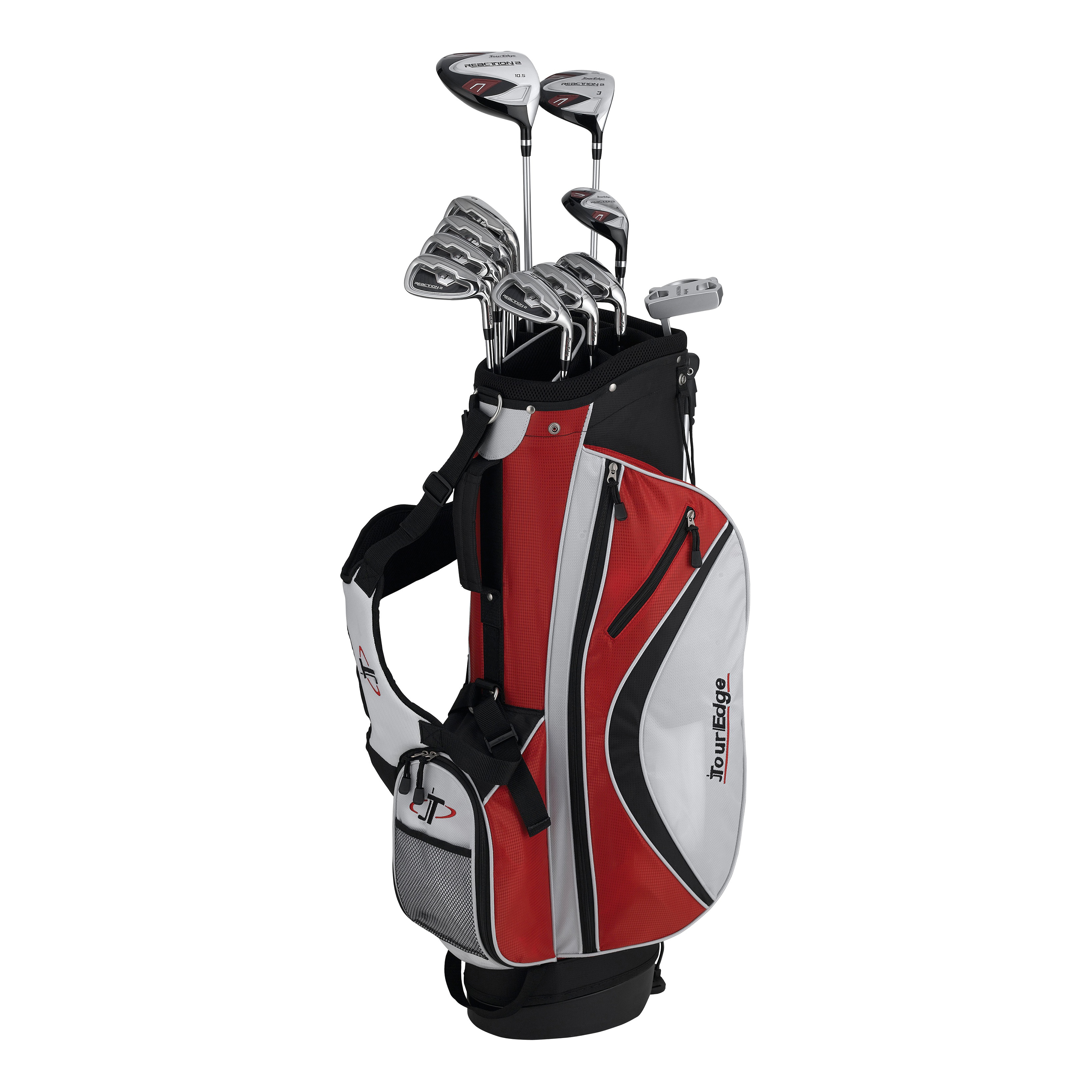 Tour Edge Reaction 2 Mens Bag   Club Set