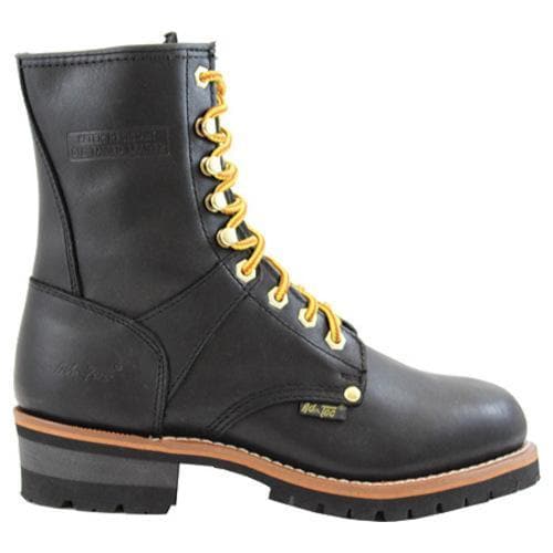 Men's AdTec 1439 Logger Boots 9in Black - 14796691 - Overstock.com ...