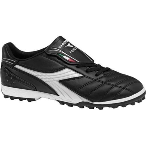 Mens Diadora Forza TF Black/White/Silver