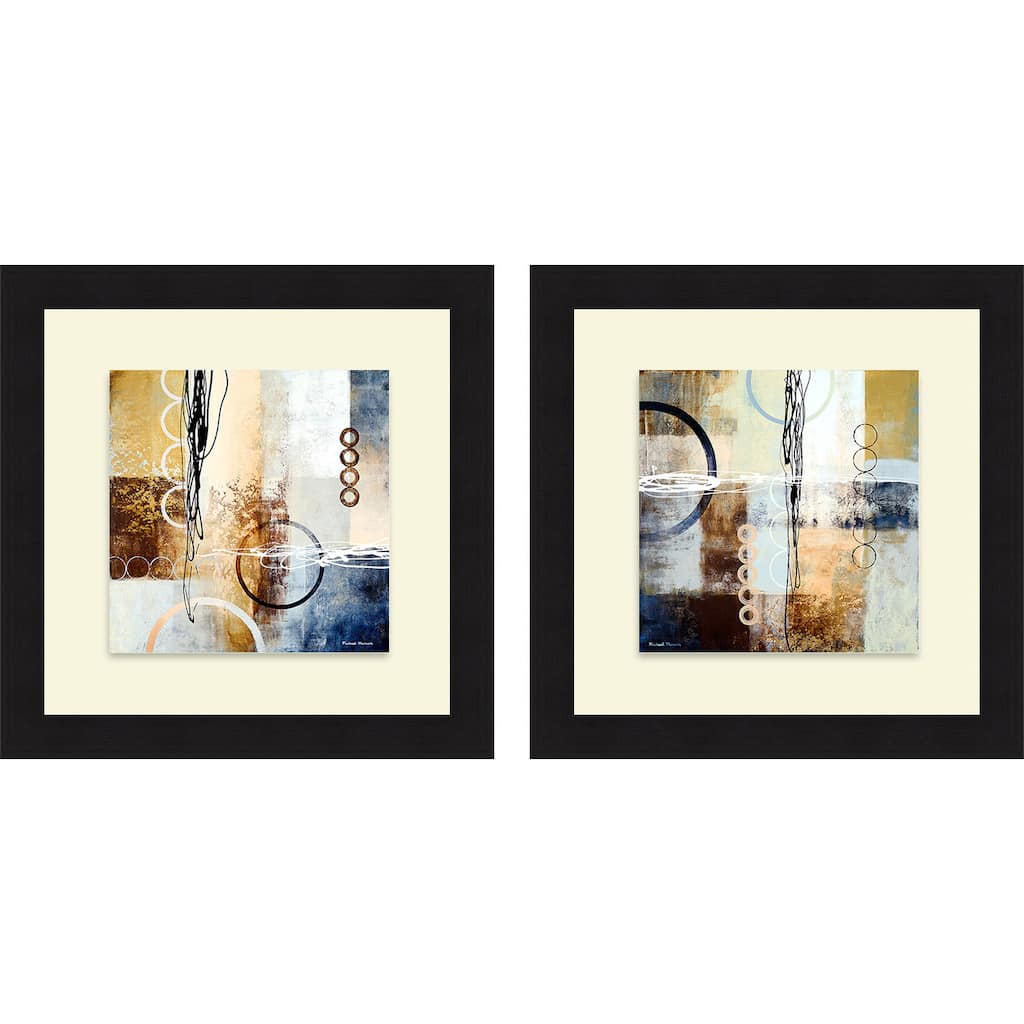 Michael Marcon 'Intersections I & II' Framed Print